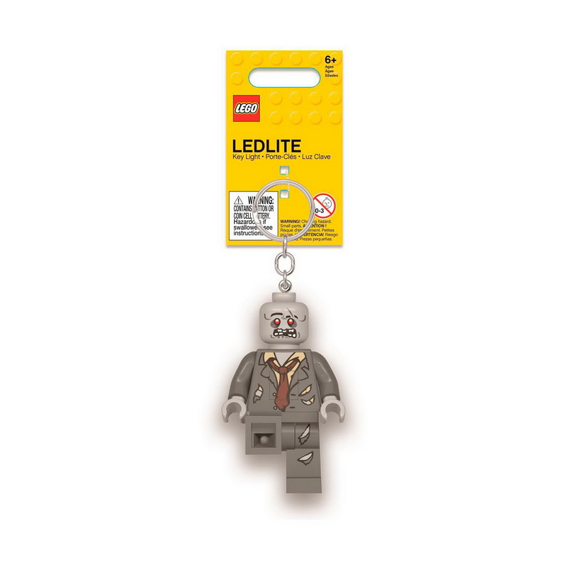 Брелок-фонарик для ключей Зомби Lego Light Zombie