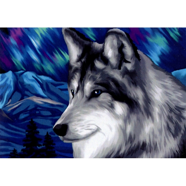 Набор Алмазная мозаика Полярный волк Kiki 30 х 40 см