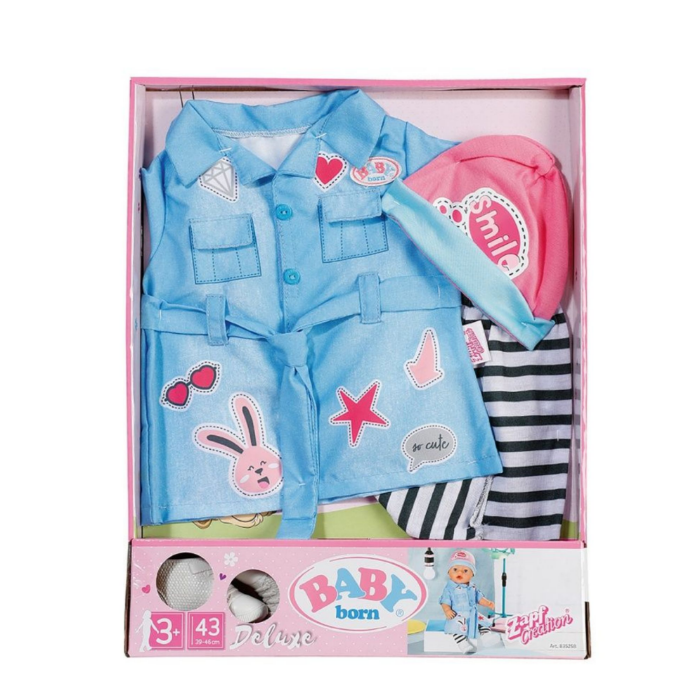 Набор одежды Baby Born Джинсовый для кукол 43 см 