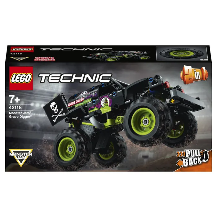 Конструктор LEGO Technic Monster Jam®  Grave Digger 212 элементов