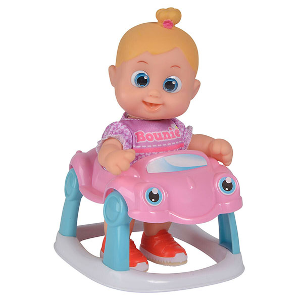 Кукла Бони 16 см с машиной Beanie Babies Bouncin Babies