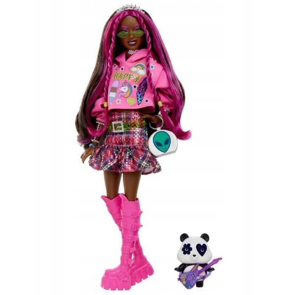 Кукла Barbie Экстра с питомцем панда
