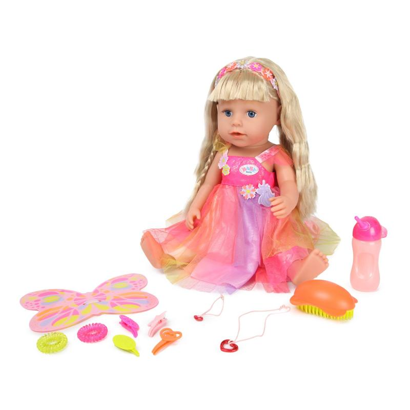 Кукла Zapf Creation Baby Born Soft Touch Сестричка в платье единорога 43 см