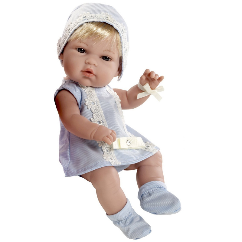 Кукла-блондинка в голубом платье Arias