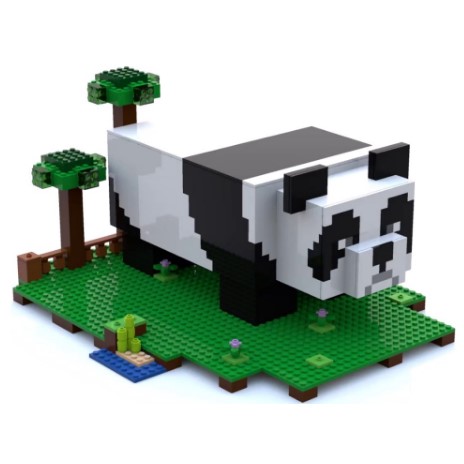 Игровой набор Minecraft домик Панды