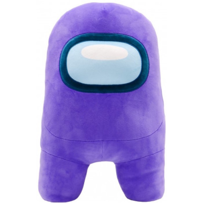 Плюшевая игрушка-фигурка супер Мягкая фиолетовая Among us 40 см