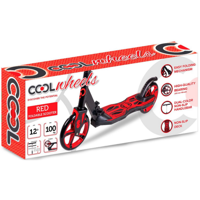 Самокат детский Cool Wheels +12 Scooter двухколесный складывающийся