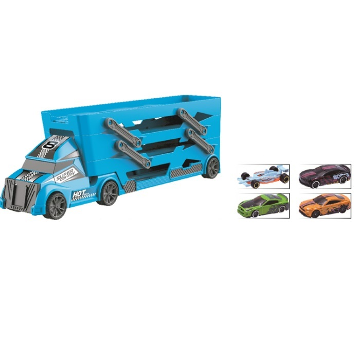 Игровой набор Автовоз Autochamp с машинками голубой