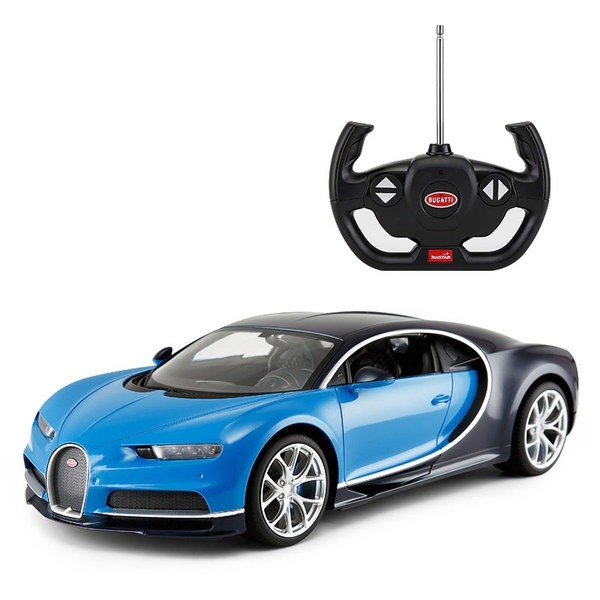 Машина радиоуправляемая Bugatti Chiron Rastar синий