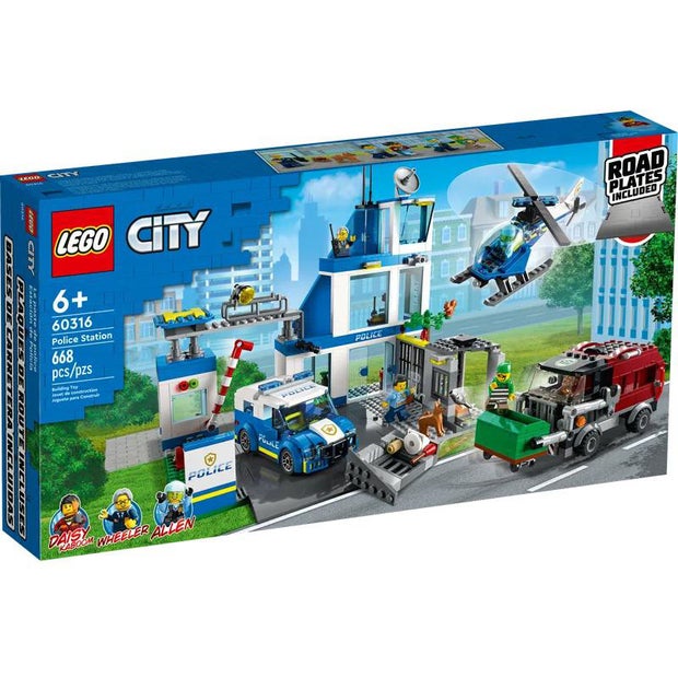 Конструктор LEGO City Полицейский участок 668 деталей