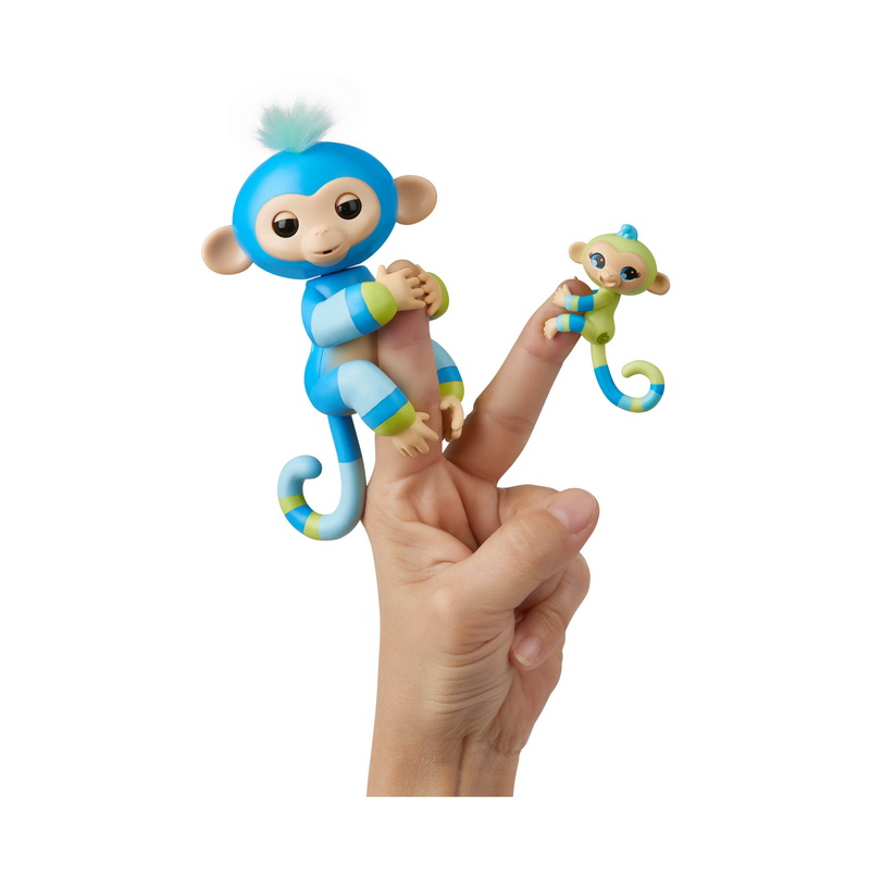 Интерактивная ручная обезьянка Fingerlings Билли с малышом