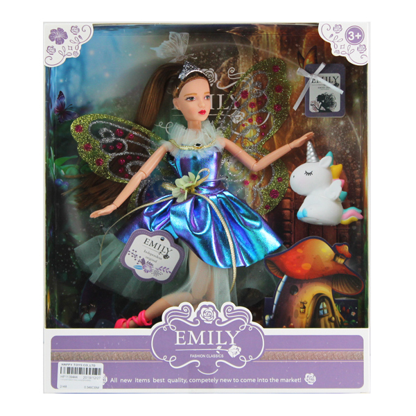 Кукла Эмили-фея с единорожкой Emily 28 см