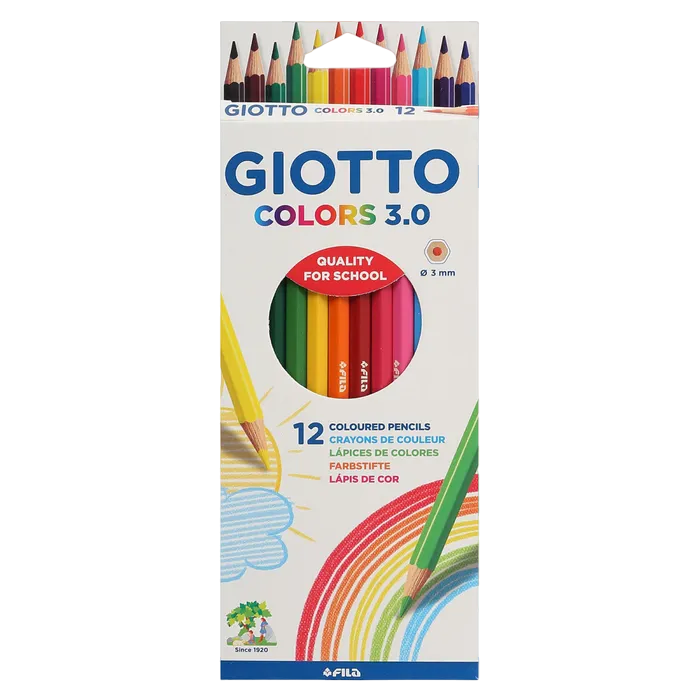 Набор цветных карандашей Giotto Colors 12 цветов 