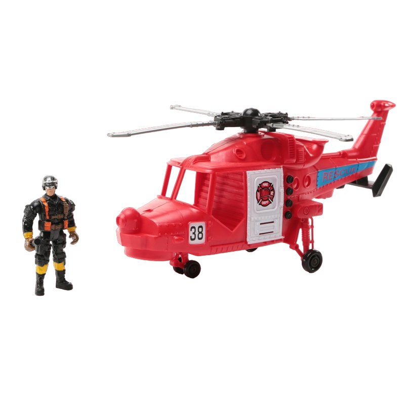 Игровой набор Спасатели с вертолётом JUDA