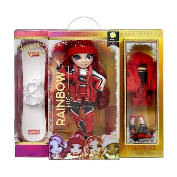 Кукла Руби Андерсон Winter Break Fashion Doll- Ruby Anderson Rainbow High красная