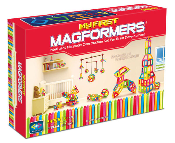 Магнитный конструктор Magformers My First Magformers 54 элемента