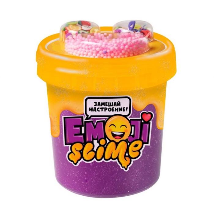 Игрушка в наборе модели Slime Emoji фиолетовый