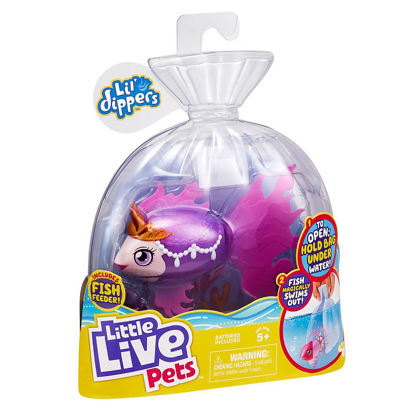 Интерактивная игрушка Волшебная рыбка Lil' Dippers Little Live Pets Moose