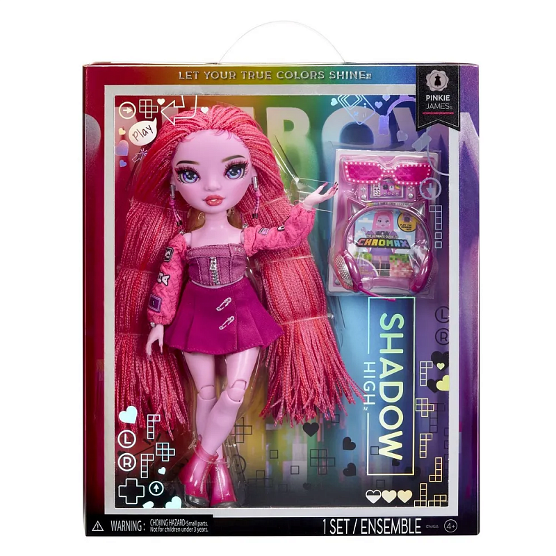 Кукла Rainbow High Пинки Джеймс Shadow с аксессуарами 