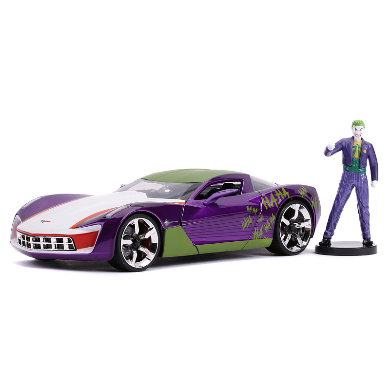 Набор машинка с фигуркой Chevy Corvette Stingray Concept W Joker Jada Toys