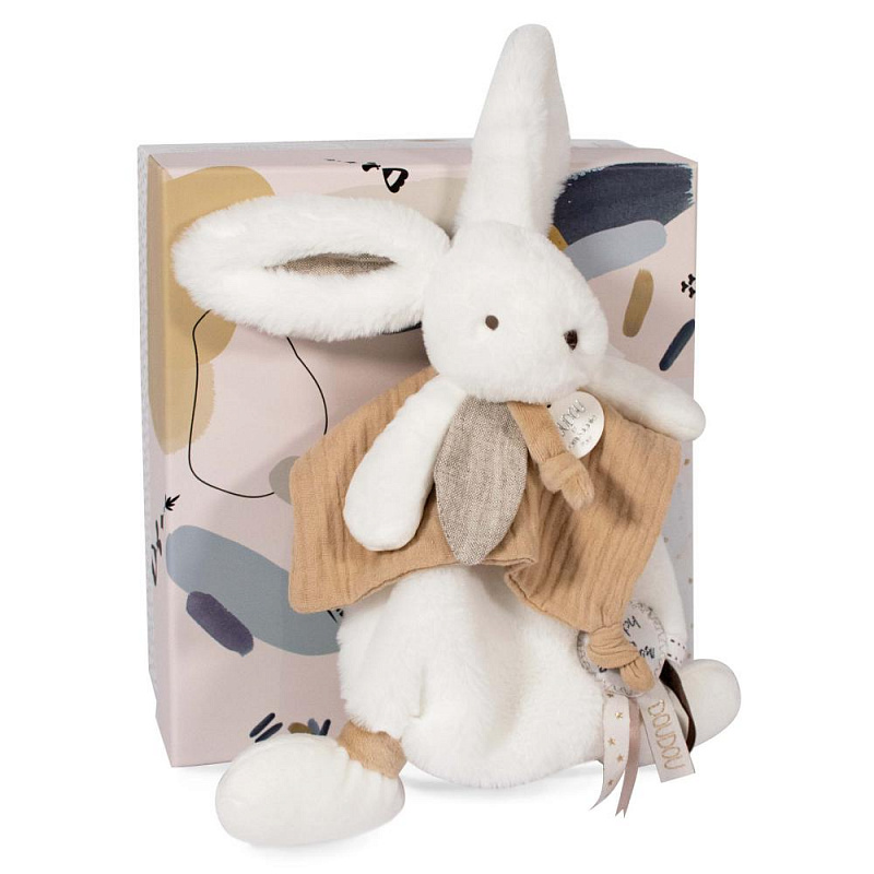 Мягкая игрушка Кролик Happy Wild Doudou бежевый 25 см