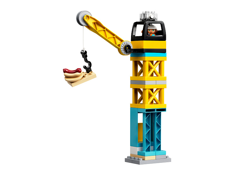 Конструктор LEGO DUPLO Town Башенный кран на стройке