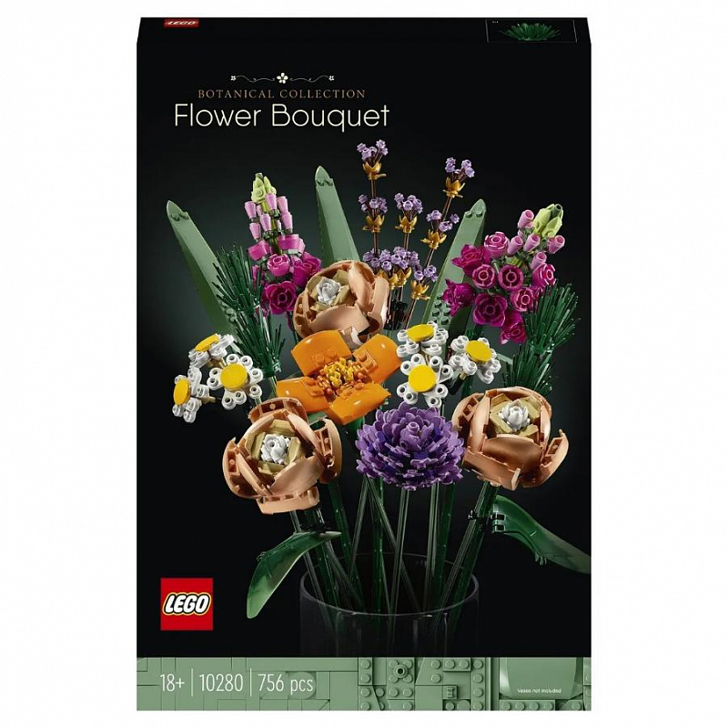 Конструктор LEGO Creator Expert Букет цветов 756 деталей