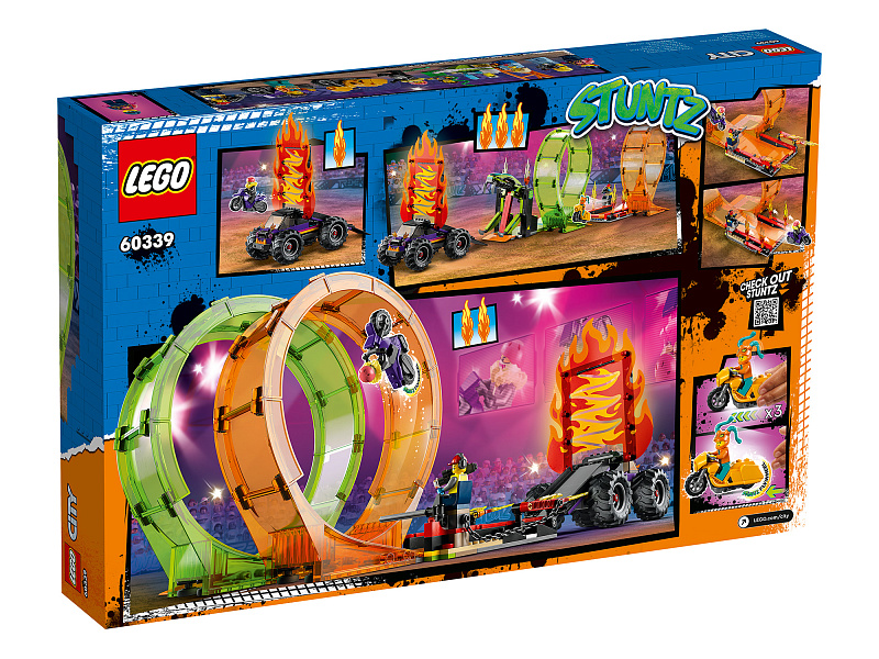 Конструктор LEGO City Трюковая арена Двойная петля 60339