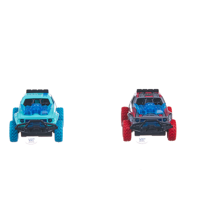Набор из 2-х инерционных игрушечных машинок Autochamp с краш-эффектом светом и звуком