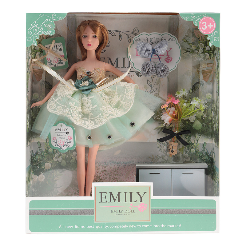 Кукла Эмили с бирюзовым бантиком Emily 28 см