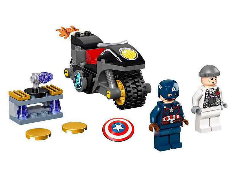 Конструктор LEGO Super Heroes Битва капитана Америка с Гидрой 49 деталей