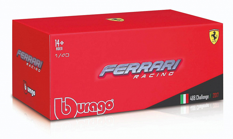 Коллекционная машинка Феррари 1:43 Ferrari Racing - F430 GTC 2008 Bburago