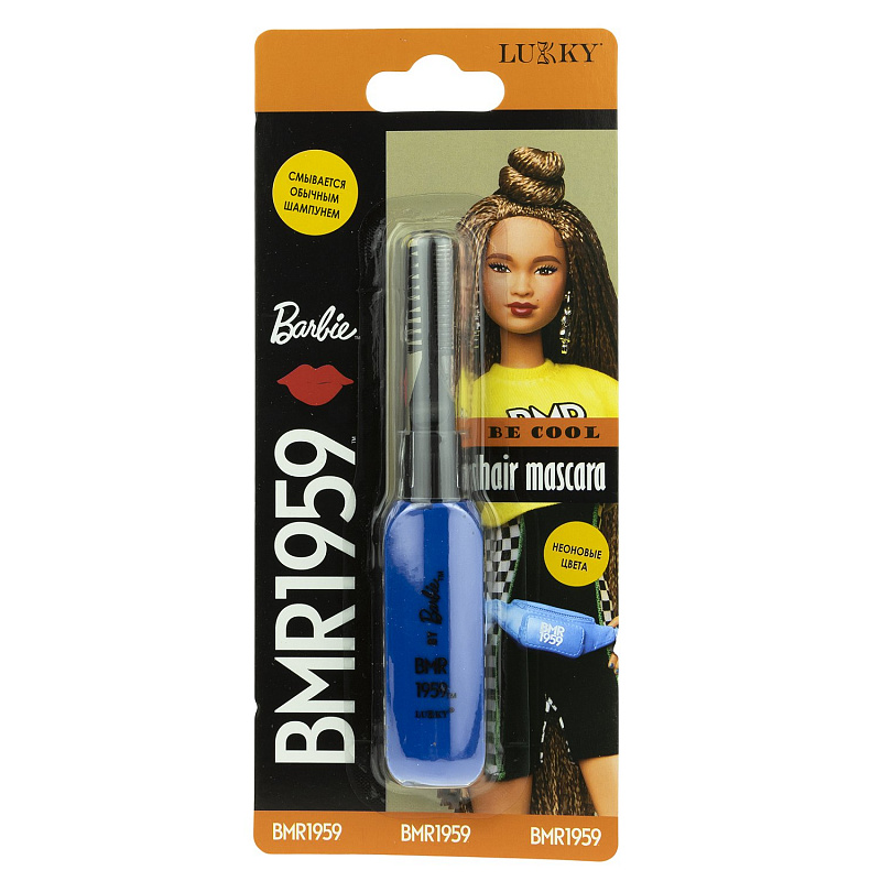 Тушь для волос Barbie BMR1959 Lukky неоновый синий