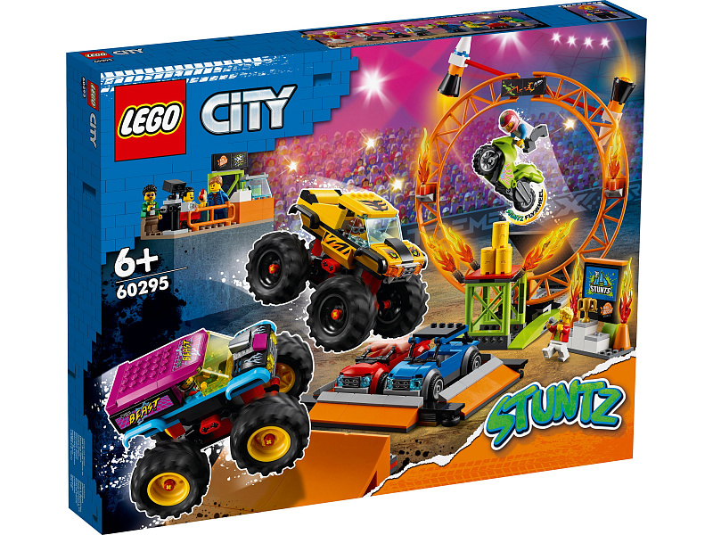 Конструктор LEGO City Арена для шоу каскадёров 60295
