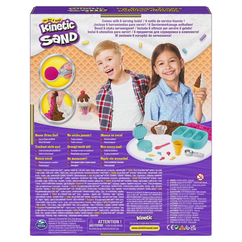 Набор для лепки Kinetic Sand Магазин мороженного Spin Master