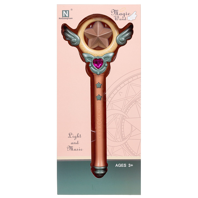 Волшебная палочка со звездой Dream Workshop со светом и звуком розовая