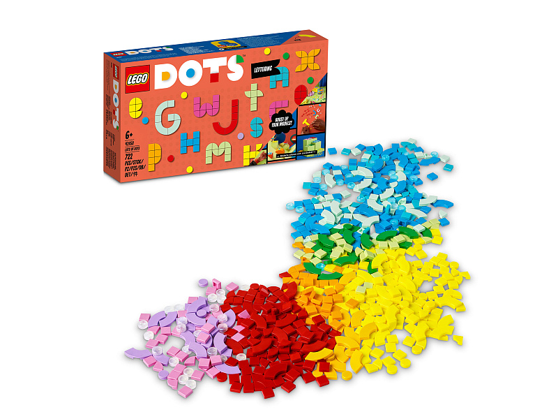 Конструктор LEGO DOTS Большой набор тайлов: буквы 41950