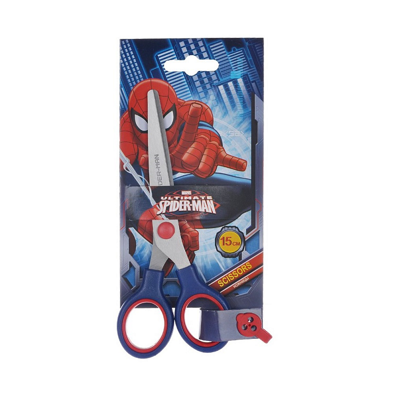 Ножницы 15 см Spider-man Classic тёмно-синий
