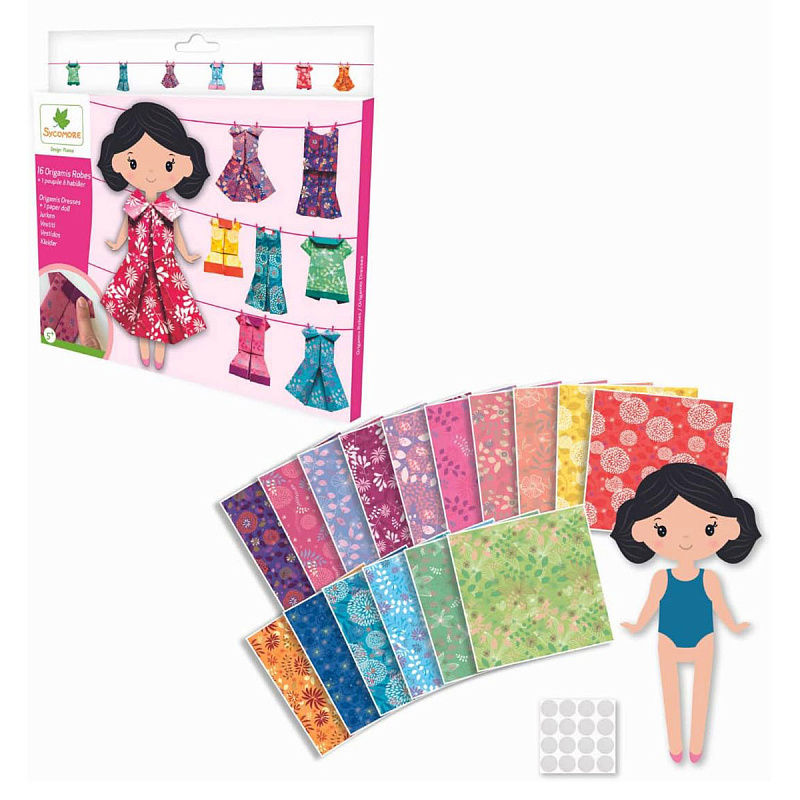 Набор для создания оригами Sycomore Платья для куклы 