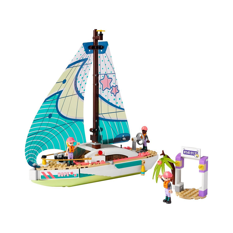 Конструктор LEGO Friends Приключения Стефани на яхте Stephanie's Sailing Adventure 304 деталей