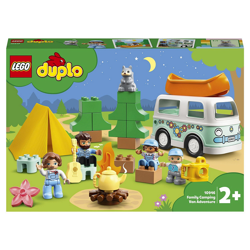 Конструктор LEGO DUPLO Town Семейное приключение на микроавтобусе 30 деталей