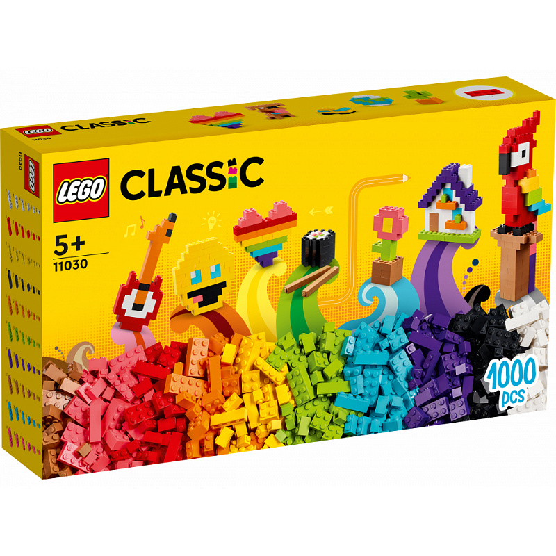 Конструктор LEGO Classic Много кубиков 1000 элементов