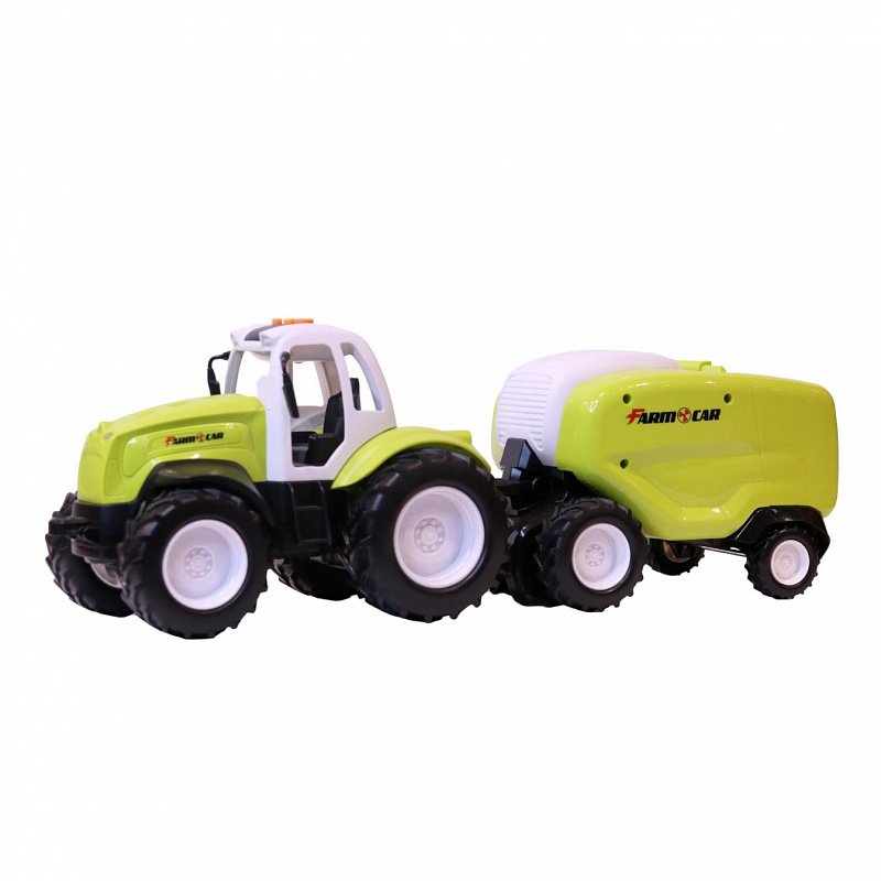 Машинка Сельскохозяйственный трактор Play Kingdom со светом и звуком