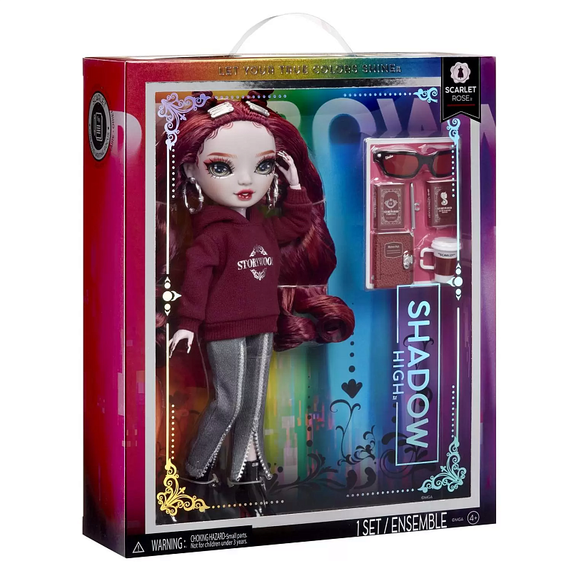 Кукла Rainbow High Скарлет Роуз Shadow с аксессуарами 