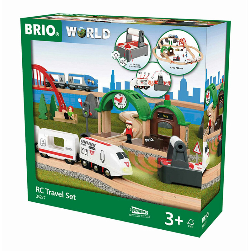 Подарочный набор железной дороги Городская поездка Brio 44 детали