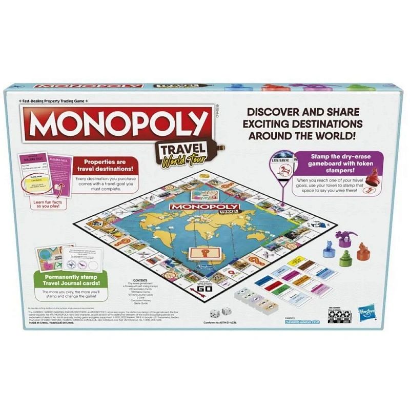 Настольная игра Монополия Путешествие вокруг света