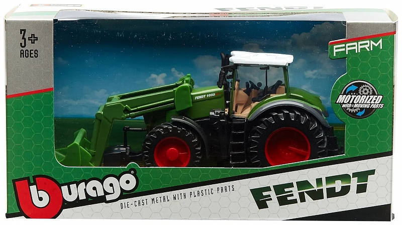 Трактор Farm Tractor Massey Ferguson 8740S 1:32 Bburago зелёный