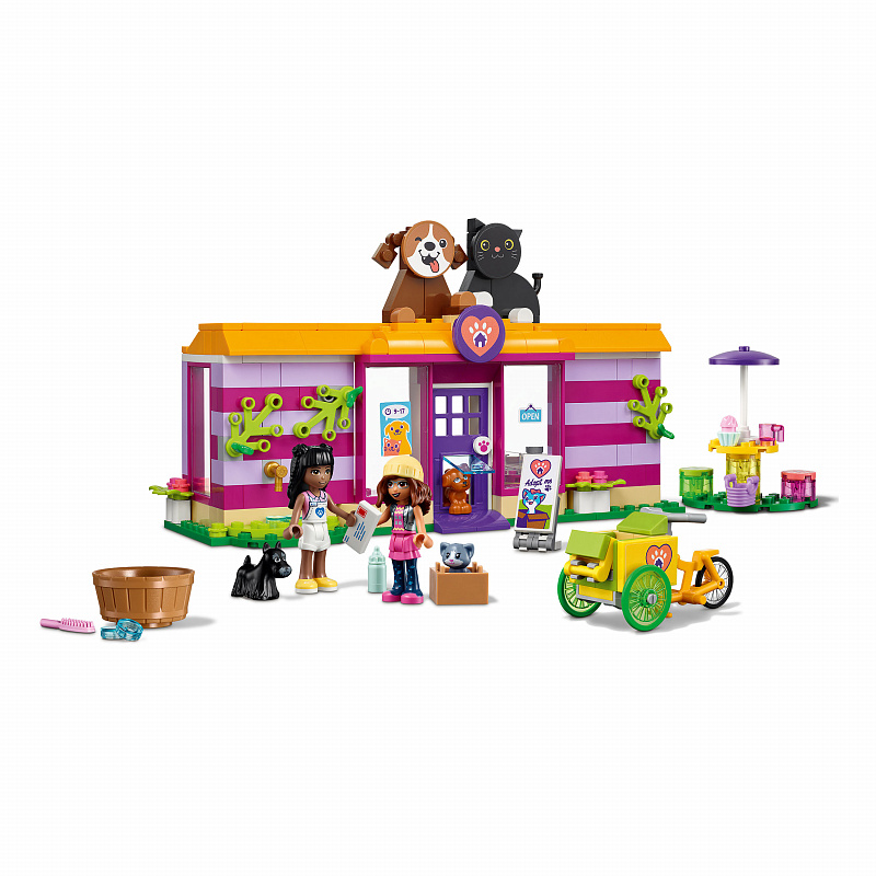 Конструктор LEGO Friends Кафе-приют для животных 292 детали