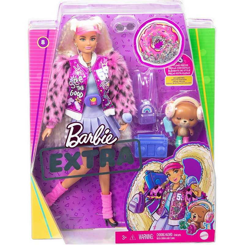 Кукла Barbie Экстра Блондинка с хвостиками