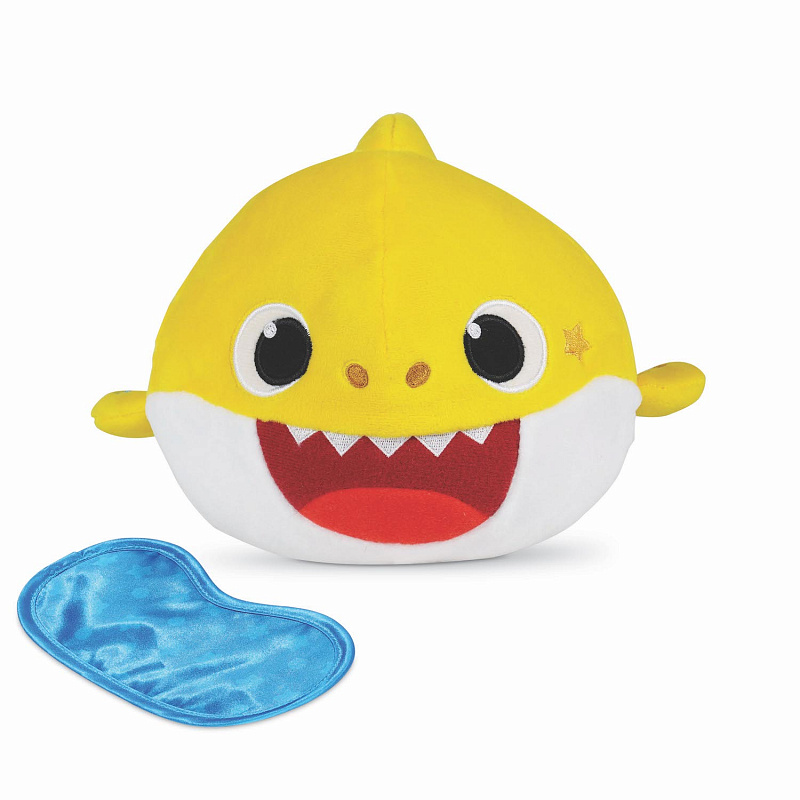 Музыкальная плюшевая игрушка-ночник Wow Wee Baby Shark с маской